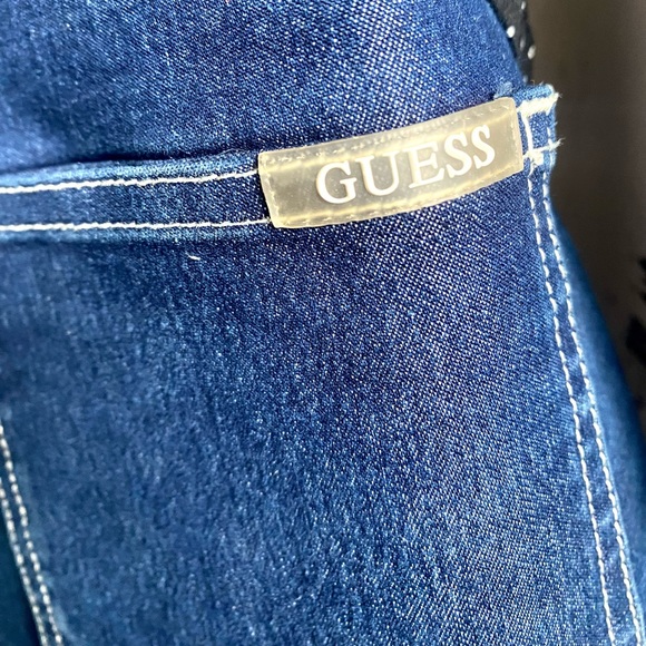 NWOT Guess blue denim shorts - Picture 3 of 6